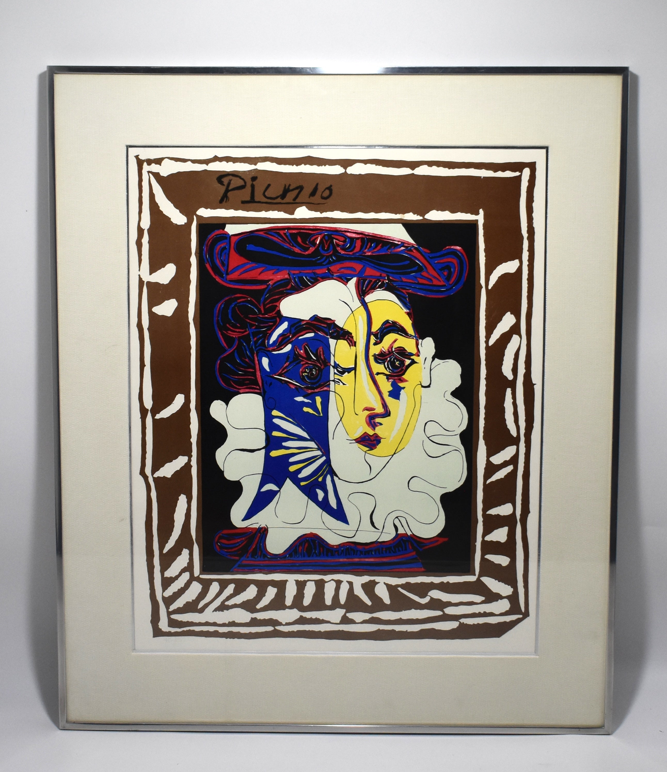 Framed Color Lithograph by Pablo Picasso, Limited Edition, Numbered 45 / 375