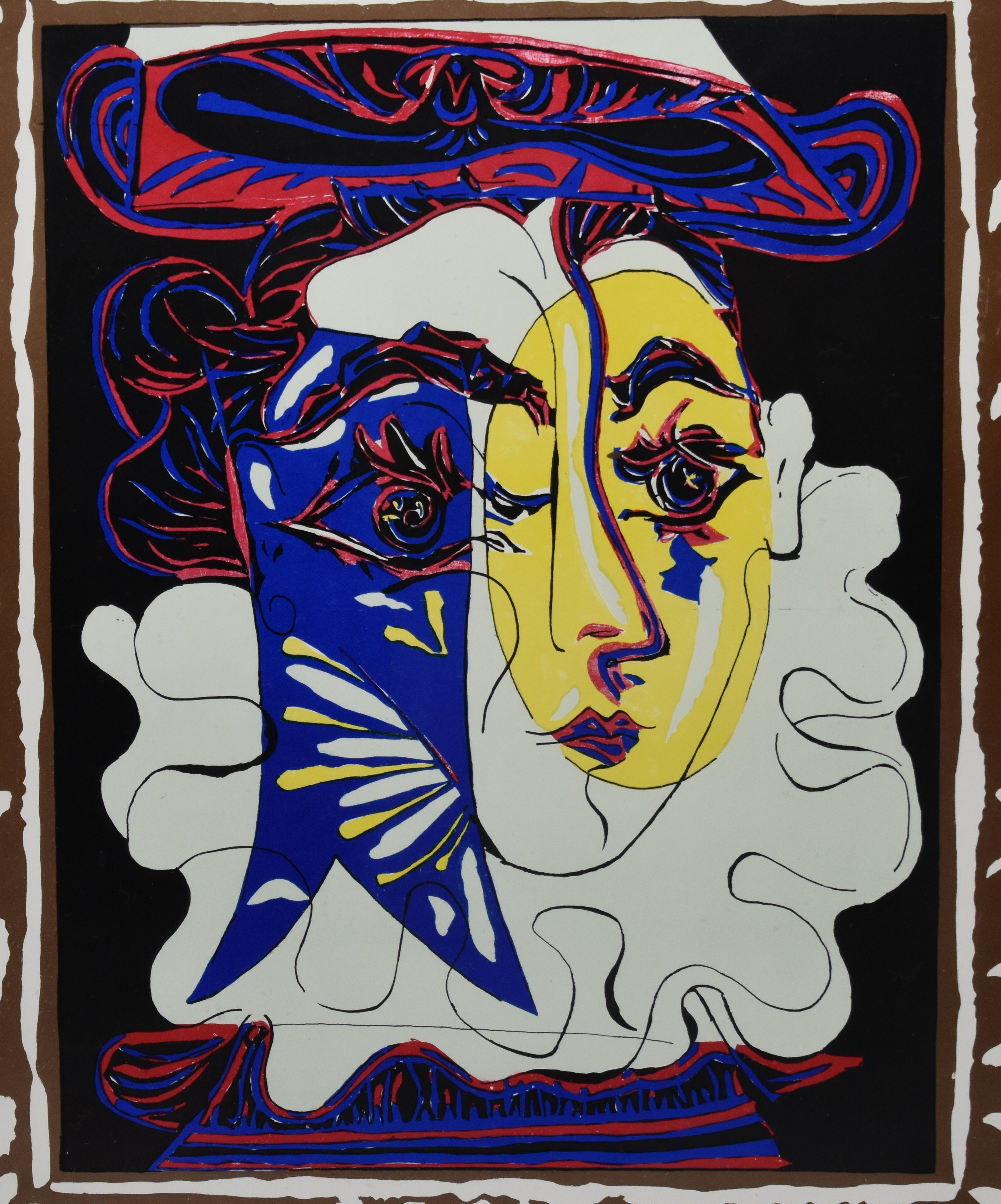 Framed Color Lithograph by Pablo Picasso, Limited Edition, Numbered 45 / 375