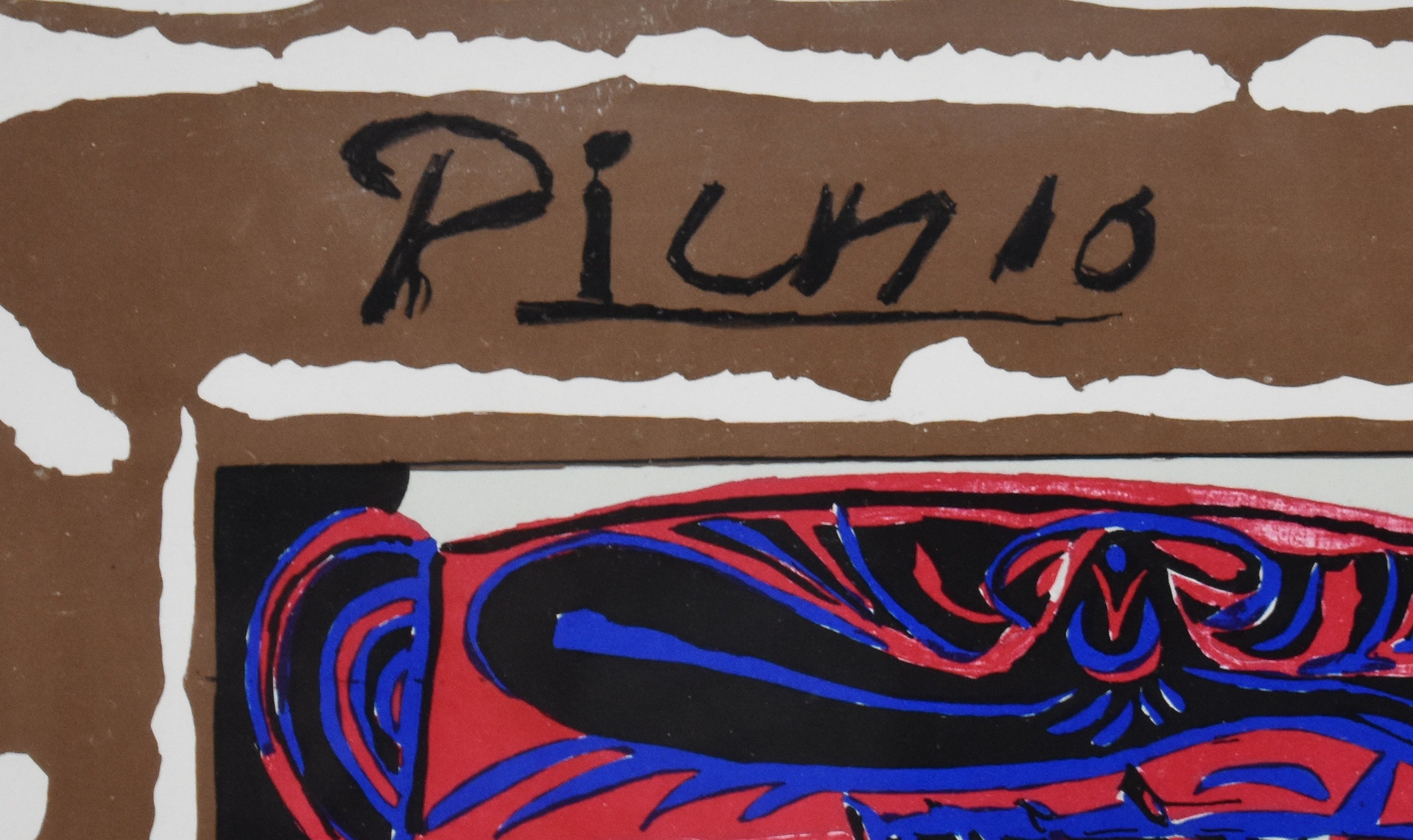 Framed Color Lithograph by Pablo Picasso, Limited Edition, Numbered 45 / 375