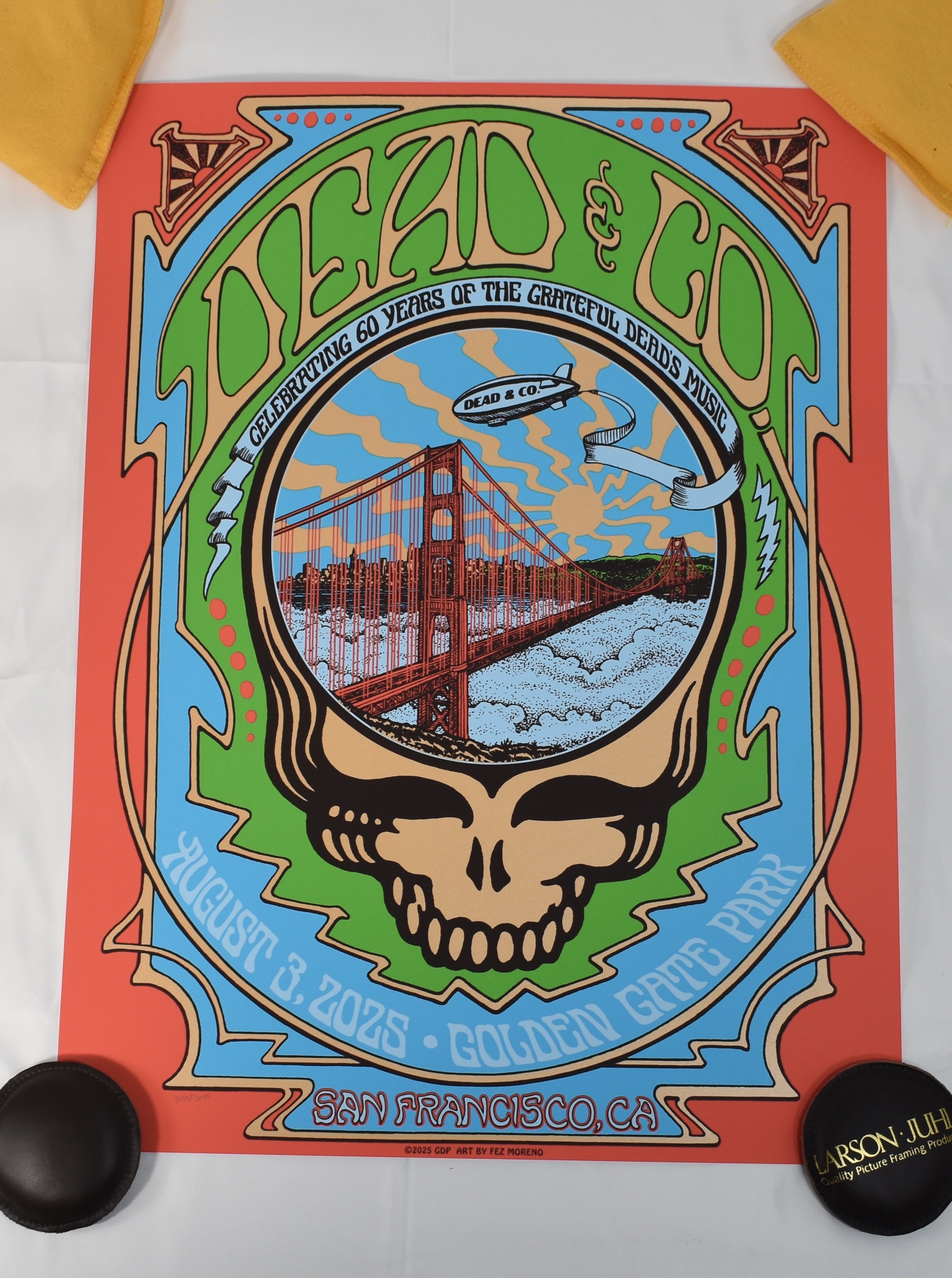 Dead & Co Golden Gate Park Show August 3rd 2025 60th Anniversary Fez Moreno