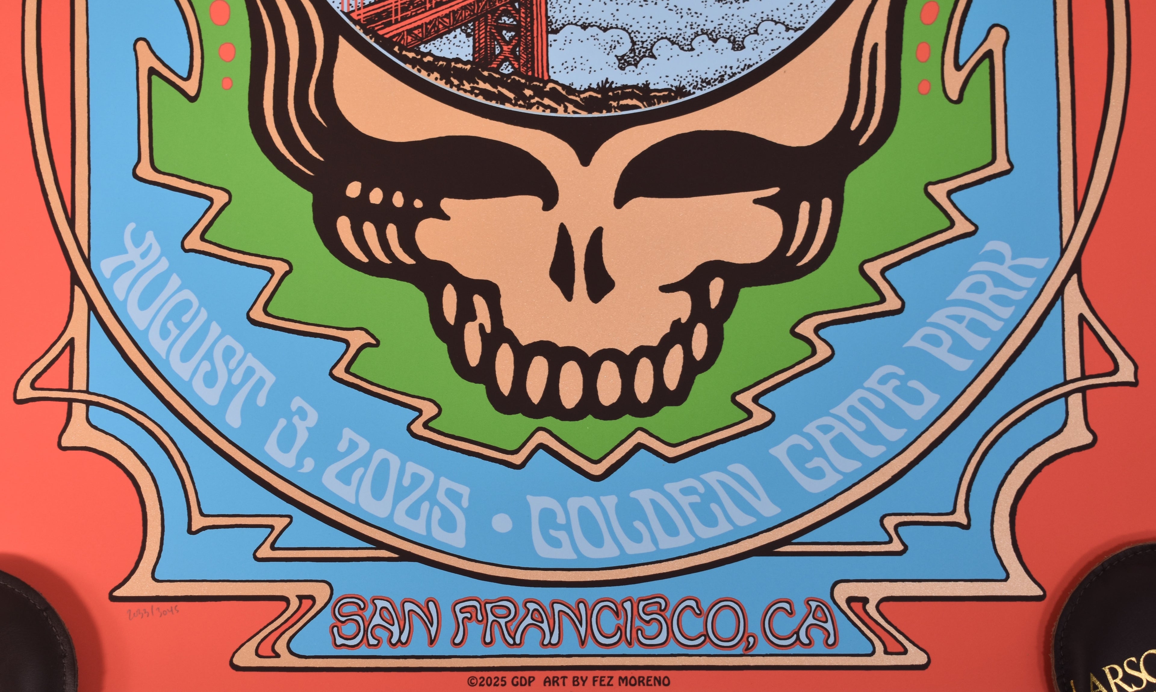 Dead & Co Golden Gate Park Show August 3rd 2025 60th Anniversary Fez Moreno