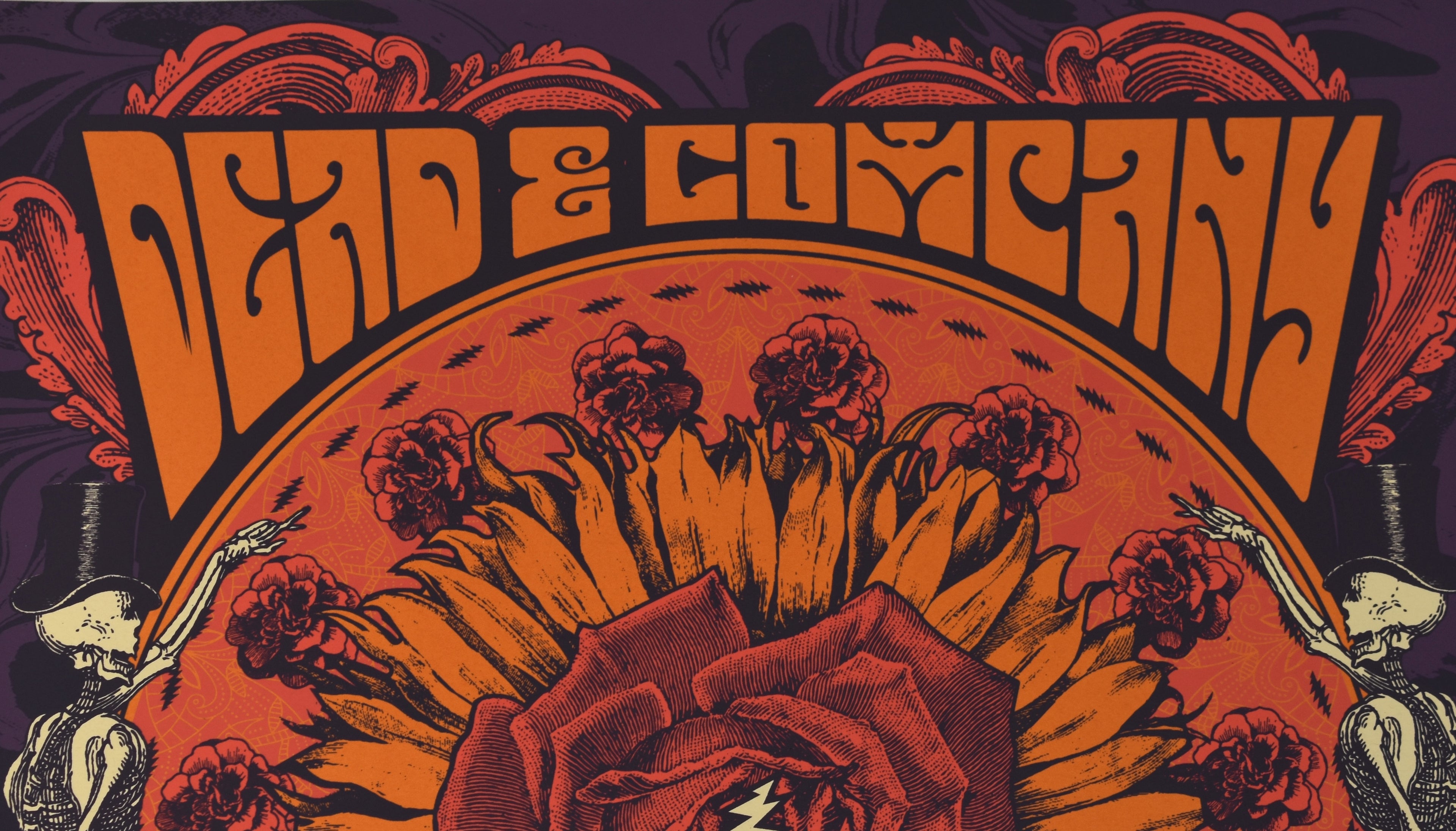 Dead and Company Alpine Valley Concert Poster, Justin Helton Status Serigraph 1358/1450