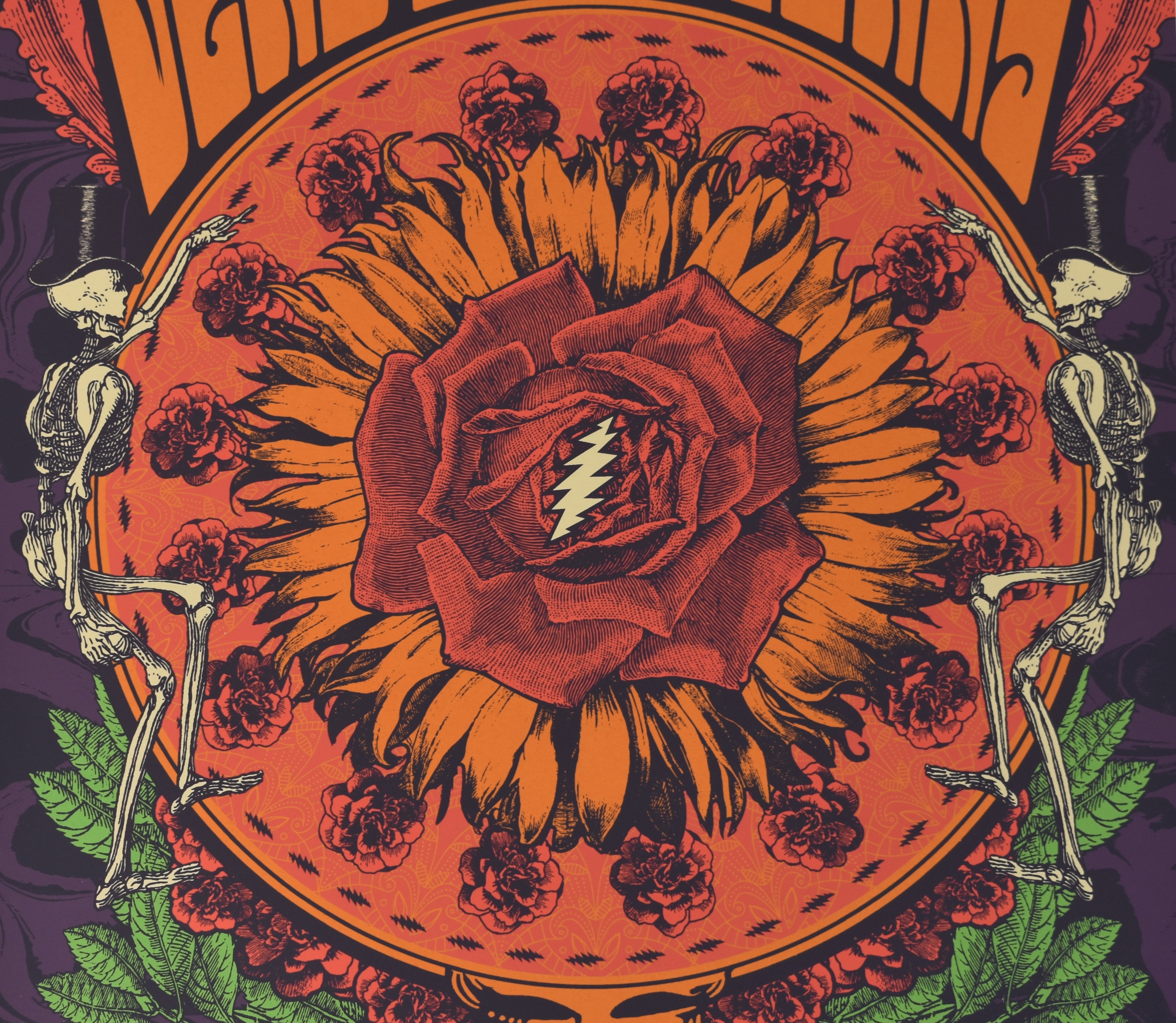 Dead and Company Alpine Valley Concert Poster, Justin Helton Status Serigraph 1358/1450