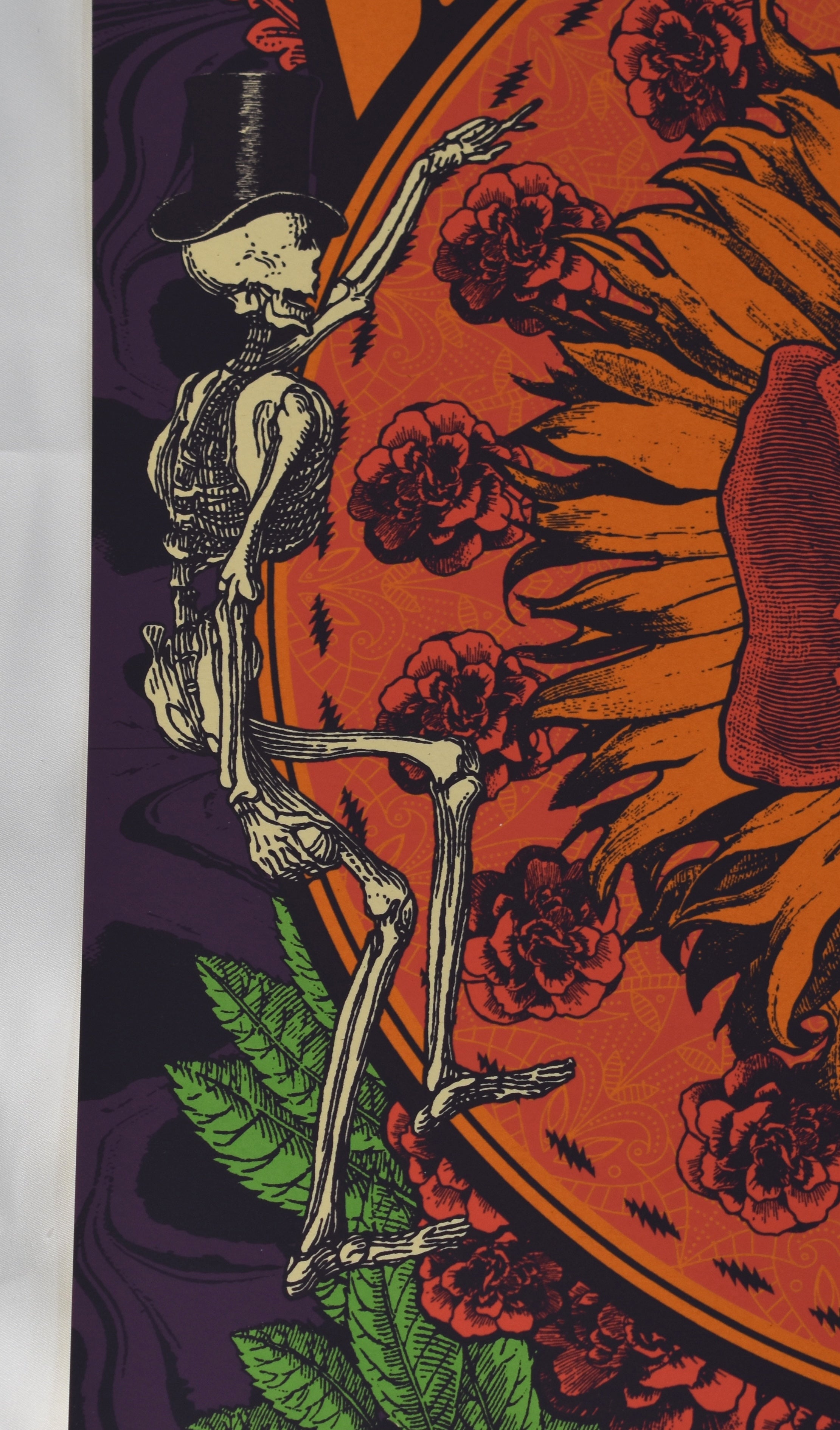 Dead and Company Alpine Valley Concert Poster, Justin Helton Status Serigraph 1358/1450