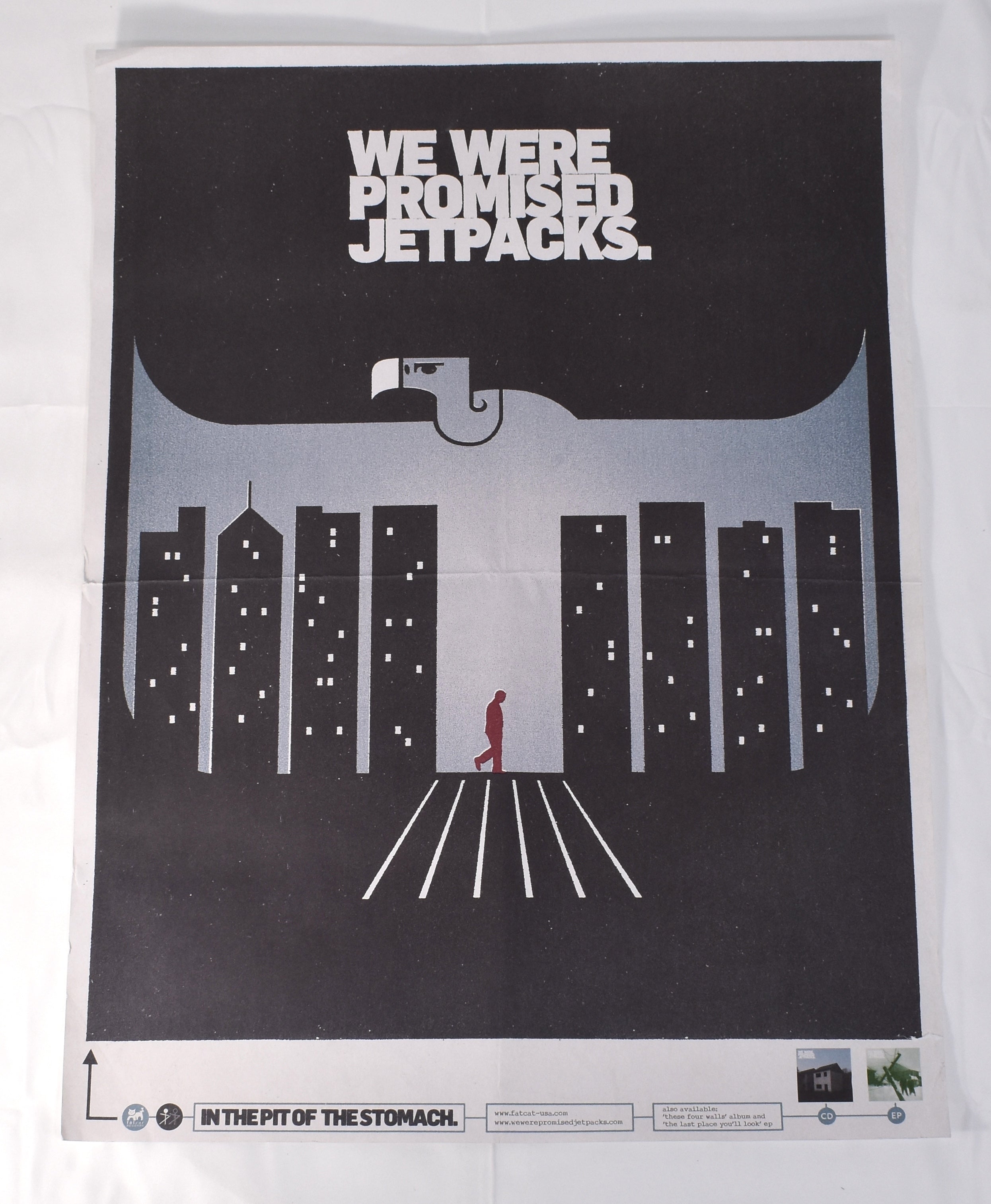 We Were Promised Jetpacks ‘In The Pit of The Stomach’ Album Promo Poster