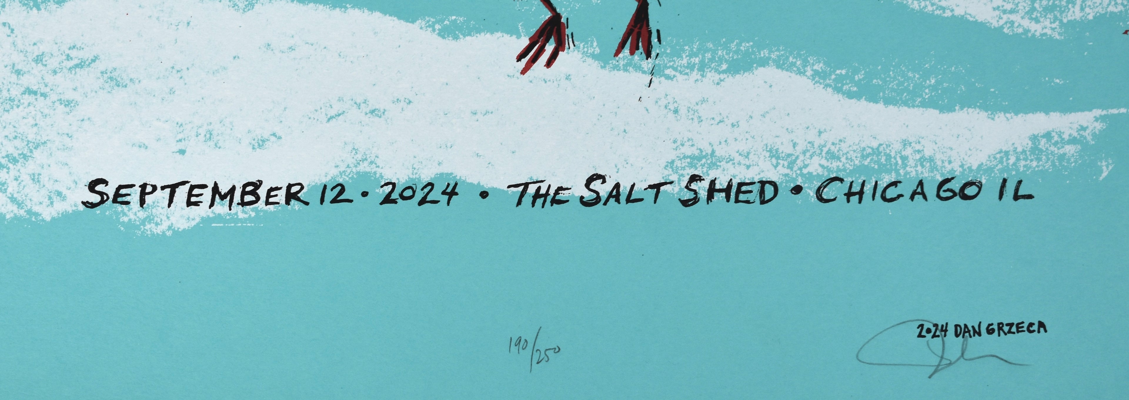 Goose The Band Salt Shed Chicago Concert Poster, Dan Grzeca S/N 190/250