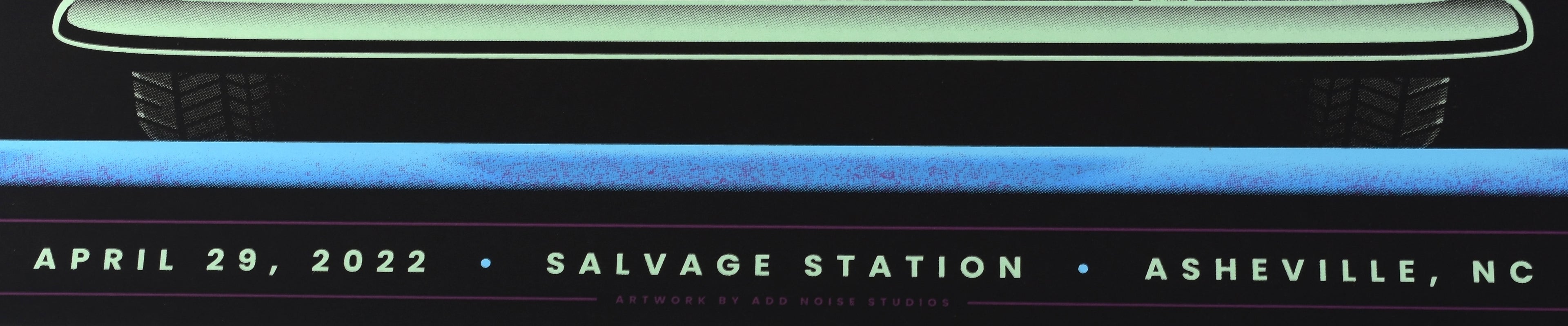 Goose The Band Concert Poster, Add Noise Studios, Salvage Station North Carolina