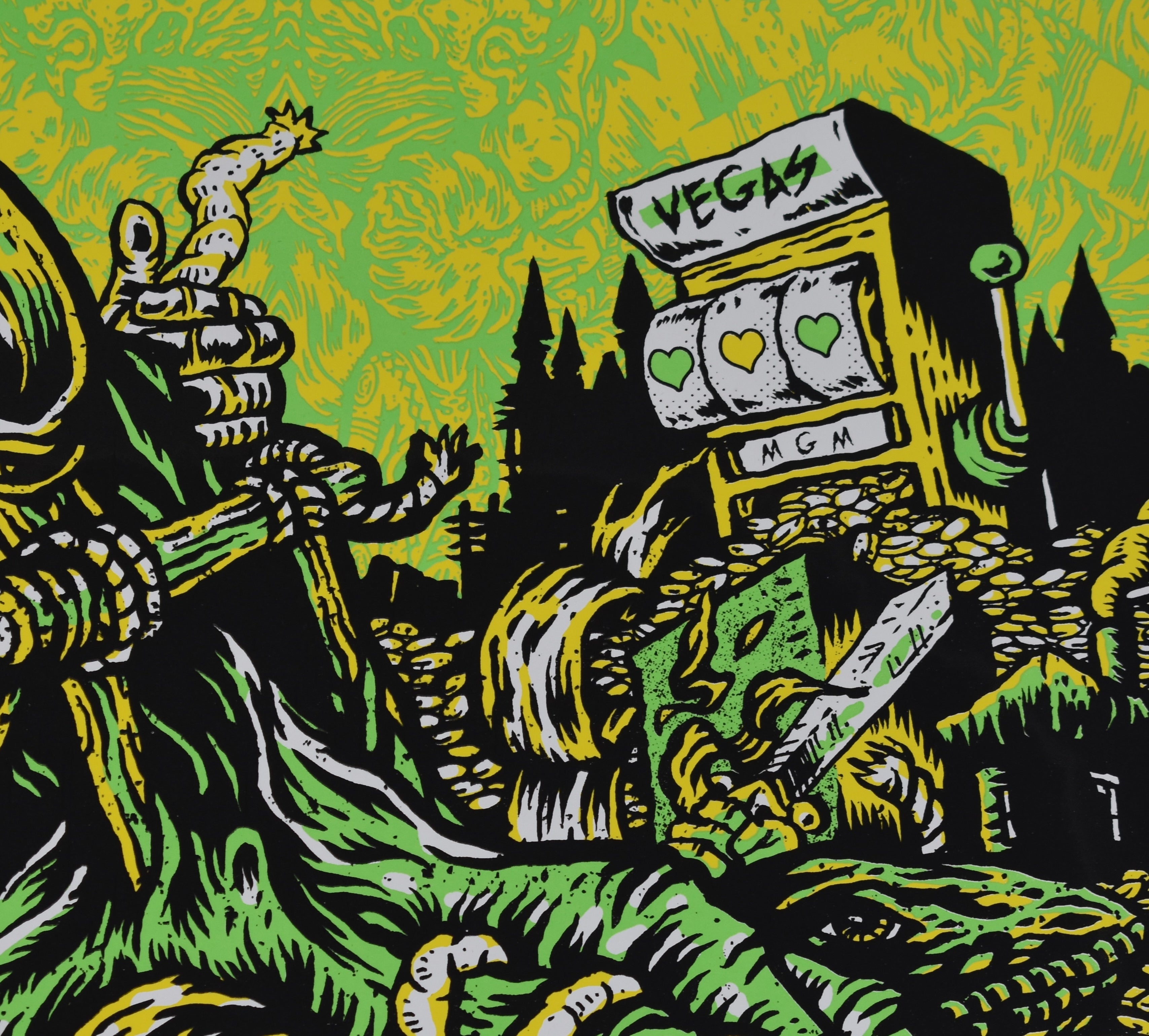 Phish Poster Nick Difabio 2018 Summer Tour S/N 13/50, Las Vegas, MGM Grand