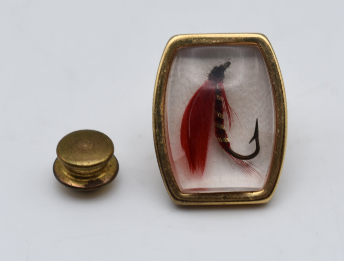 Anson Fishing Lure Gold Tone Pin