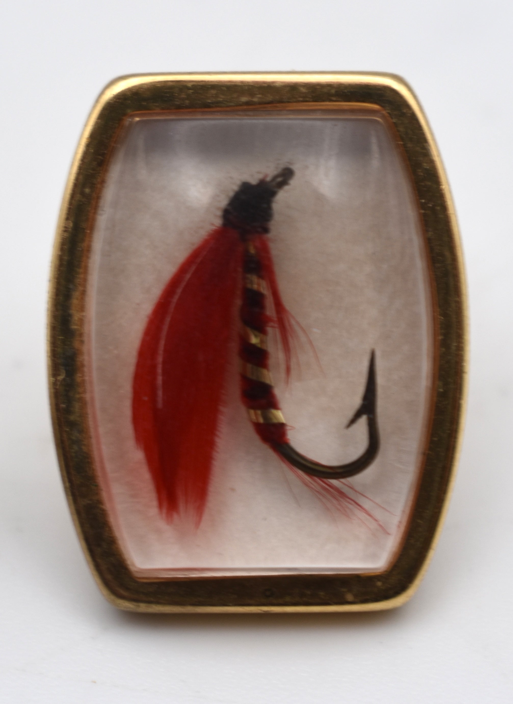 Anson Fishing Lure Gold Tone Pin