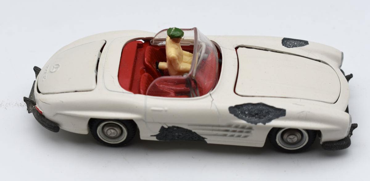 Mercedes Benz Tekno Toy Car 300 SL White Made in Denmark