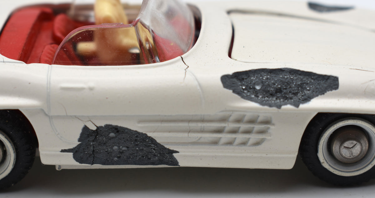 Mercedes Benz Tekno Toy Car 300 SL White Made in Denmark