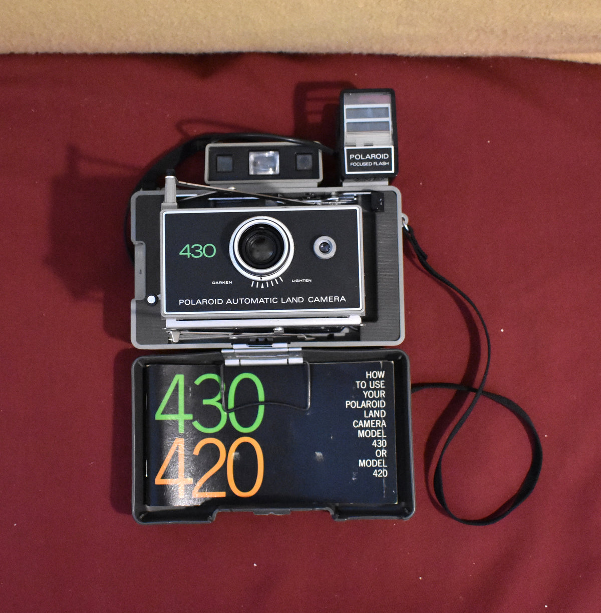 Lot of Four Vintage Cameras UNTESTED, Kodak, Polaroid, Filmo and Tower Triple