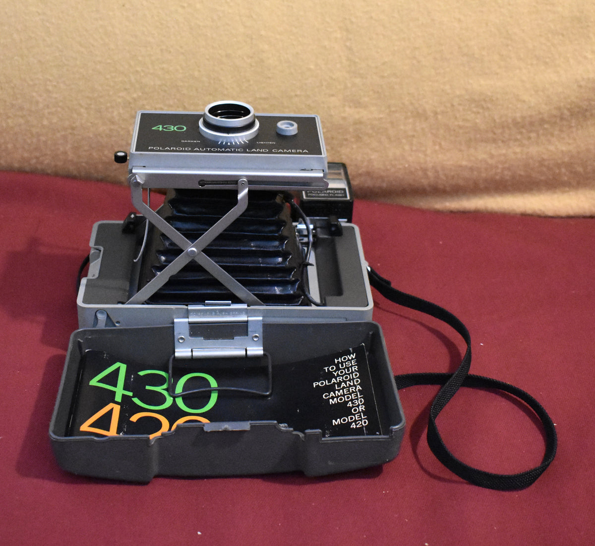 Lot of Four Vintage Cameras UNTESTED, Kodak, Polaroid, Filmo and Tower Triple