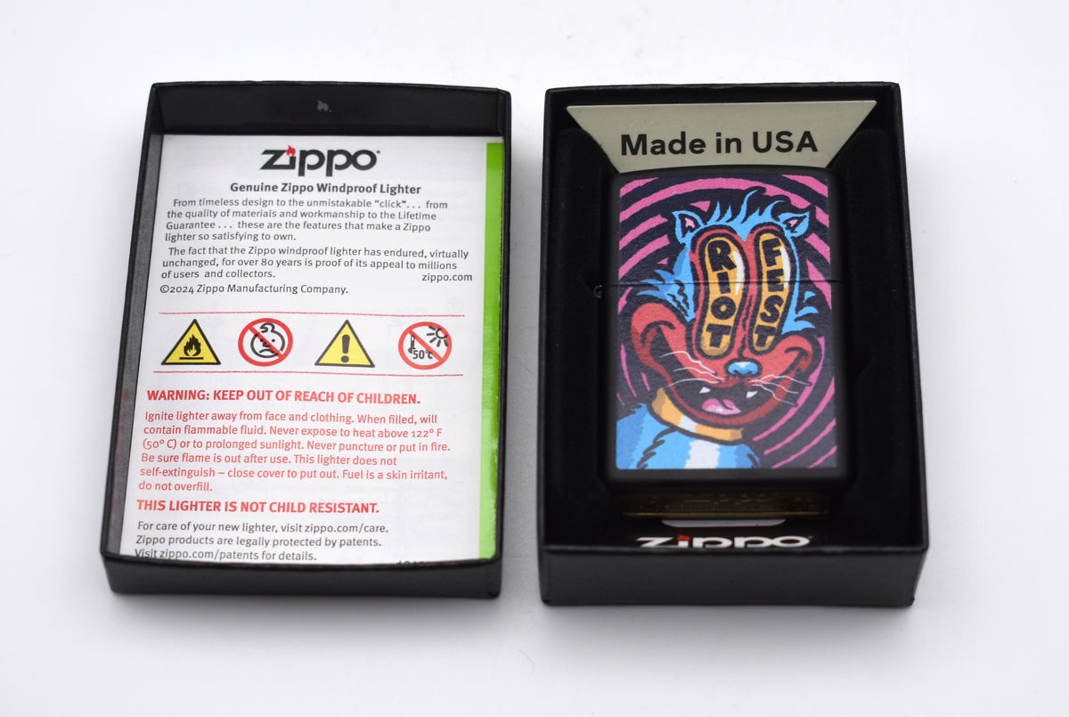 Riot Fest Chicago 2026 Zippo Lighter
