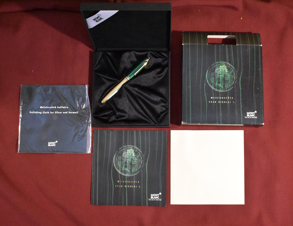 Montblanc Meisterstuck Czar Nikolai I Ballpoint Pen Vermeil