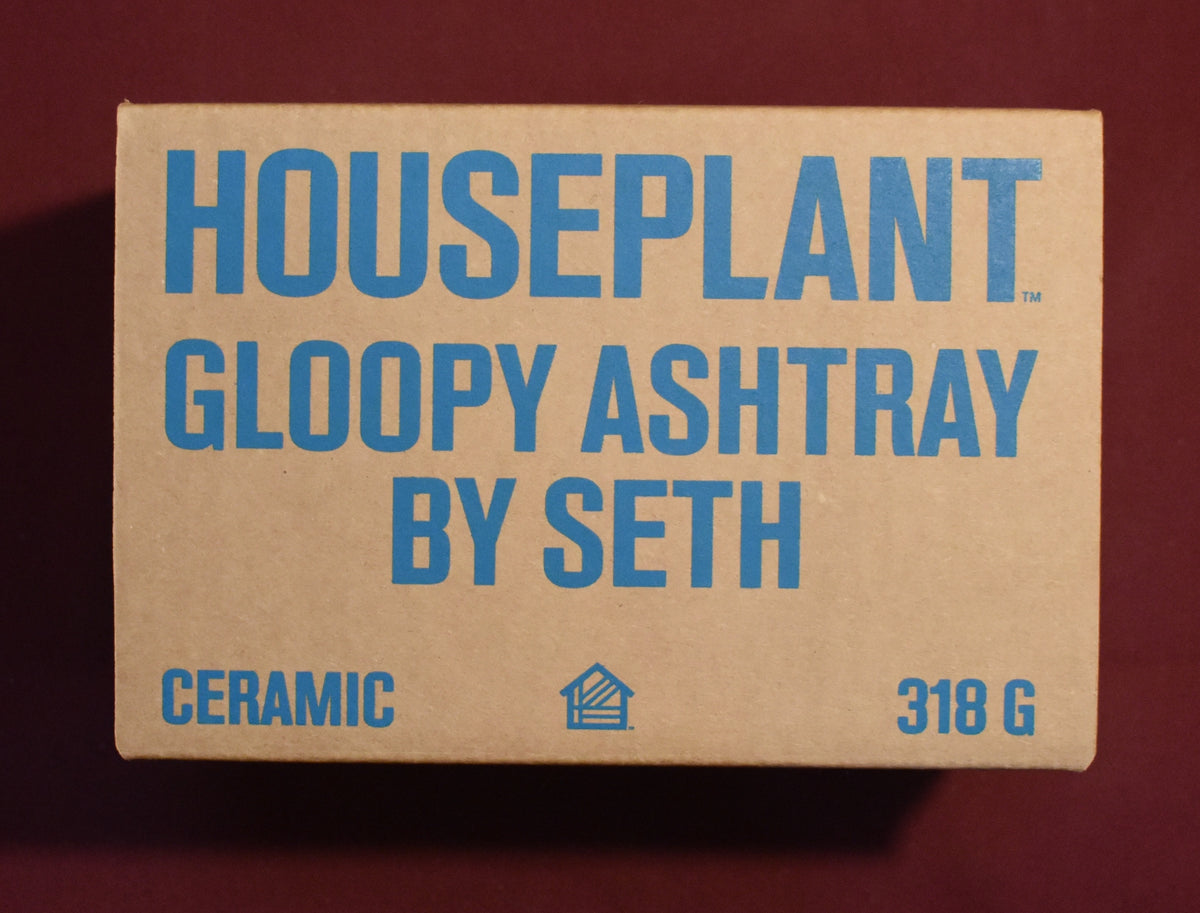 Houseplant Red and Aqua Gloopy Ashtray by Seth, Number 474/500 Limited Edition